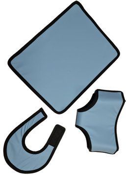 Set de protecție &icirc;mpotriva razei X pentru bebeluși (chiloți, zgardă, scutec) Pb 0,50 mm XRBP-INF-50 foto